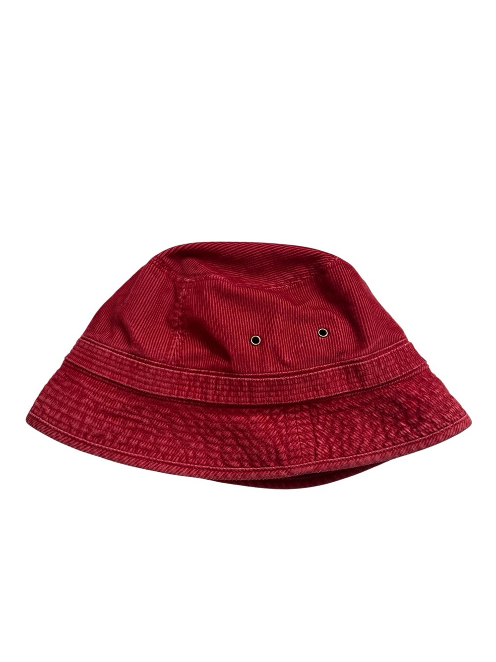 J Crew Red Bucket Hat Corduroy Retro Y2K Preppy Cotton Medium Large